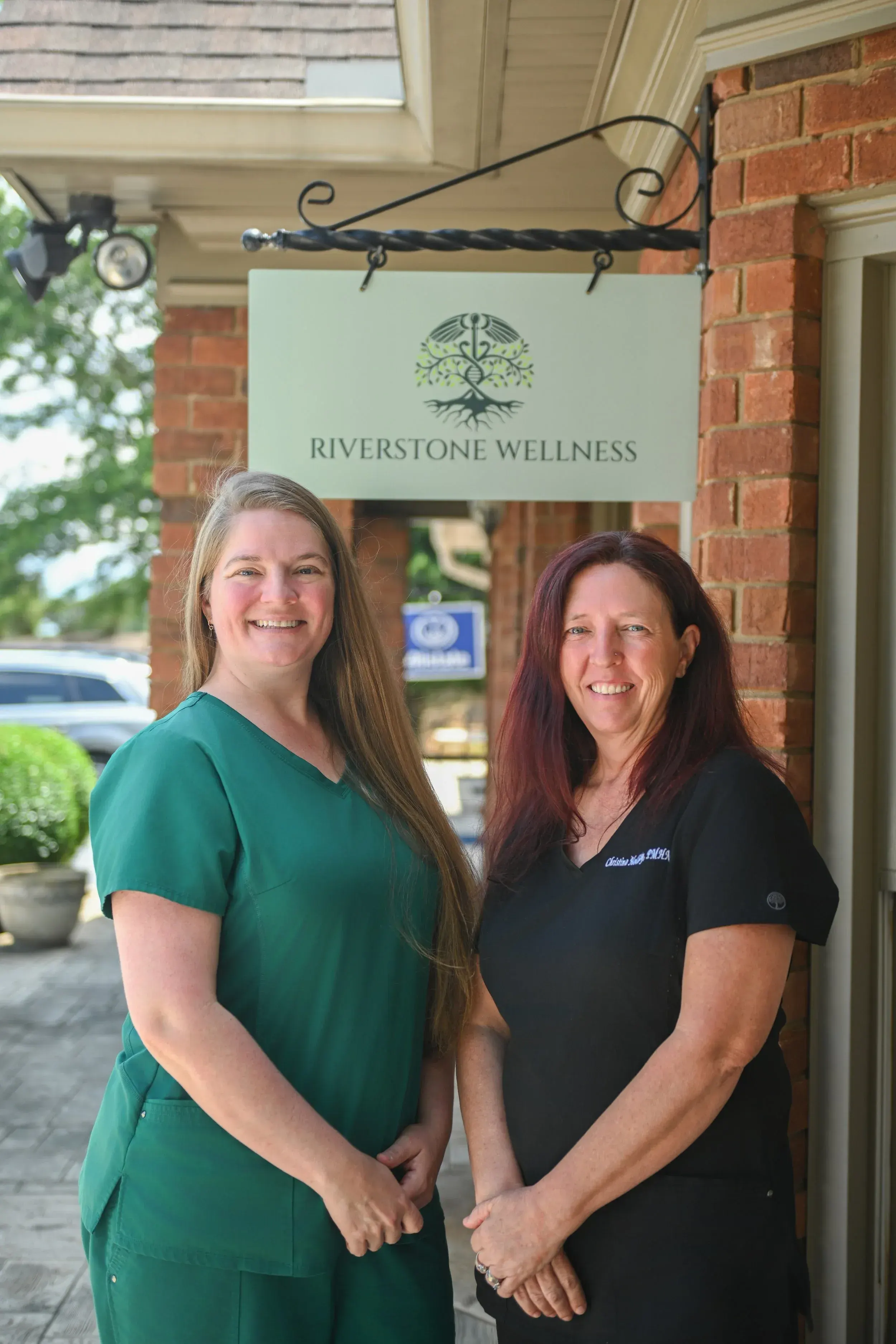 Co-founders Kristina Schafer APRN and Christina Holliday APRN at Riverstone Wellness in Easley SC